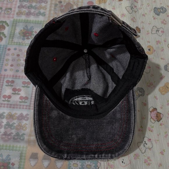 Diesel Washed Black Baseball Cap Unisex - Picture 4 of 5